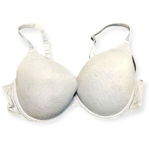 PINK VICTORIA’S SECRET Women’s Light Gray/White Wear Everywhere Lightly Lined T-